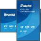 iiyama LH4366UHSB-B1AG Écran d'affichage dynamique Écran plat de signalisation numérique 109,2 cm (43") LCD Wifi 800 cd/m² 4K iiyama LH4366UHSB-B1AG Écran d'affichage dynamique Écran plat de signalisation numérique 109,2 cm (43") LCD Wifi 800 cd/m² 4K