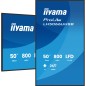 iiyama LH5066UHSB-B1AG Écran d'affichage dynamique Écran plat de signalisation numérique 127 cm (50") LCD Wifi 800 cd/m² 4K