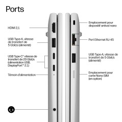 HP DX5X3AT laptop Intel Core 5 Ordinateur portable 33,8 cm (13.3") WUXGA 16 Go DDR5-SDRAM 512 Go SSD Wi-Fi 6E (802.11ax)