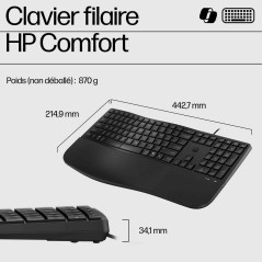 HP Clavier filaire 480 Comfort