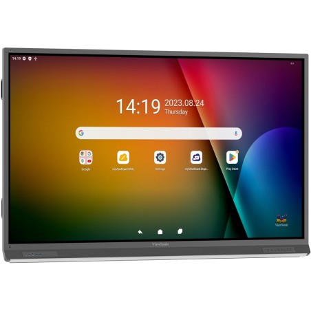 Viewsonic IFP7552-2F tableau blanc interactif 190,5 cm (75") 3840 x 2160 pixels Écran tactile Noir HDMI