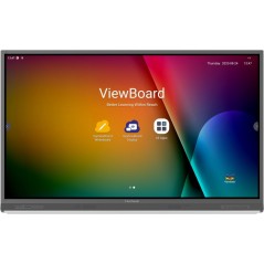 Viewsonic IFP7552-2F tableau blanc interactif 190,5 cm (75") 3840 x 2160 pixels Écran tactile Noir HDMI