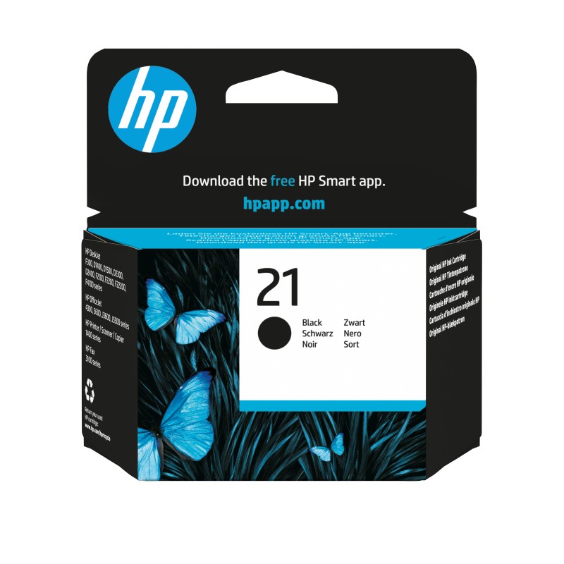 HP 21 cartouche d'encre noir authentique HP 21 cartouche d'encre noir authentique