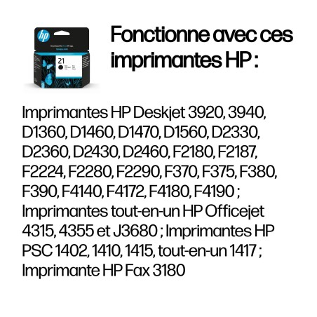 HP 21 cartouche d'encre noir authentique