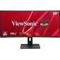 Viewsonic VA VA3420C-2 écran plat de PC 86,4 cm (34") 3440 x 1440 pixels UltraWide Quad HD LED Noir