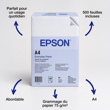 Epson Everyday paper A4 75 g m2, 500 feuilles