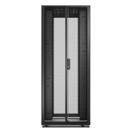 APC Baie EasyRack 800mm/42U/1000mm avec toit, sans panneau latéral, roulettes, noir