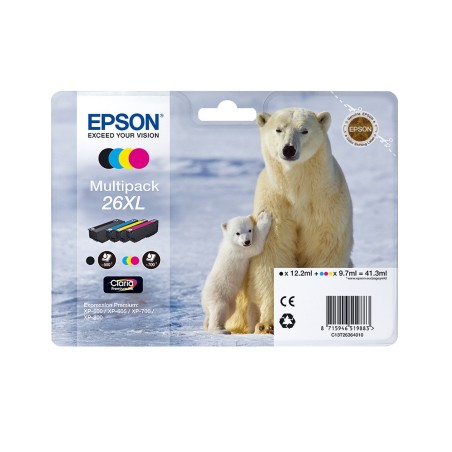 Epson Polar bear Encre magenta Claria Premium Ours Polaire 26
