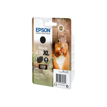 Epson Squirrel Singlepack Black 378XL Claria Photo HD Ink
