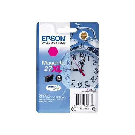 Epson Alarm clock Cartouche "Réveil" 27XL - Encre DURABrite Ultra M