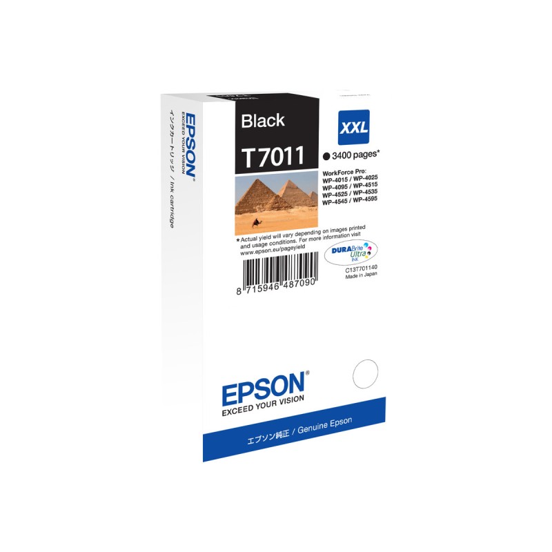 Epson Encre Noire XXL (3 400 p)