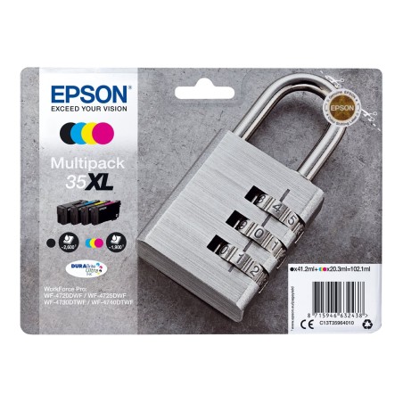 Epson Padlock Encre DURABrite Ultra multipack 4 couleurs Cadenas 35XL