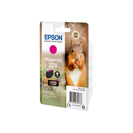 Epson Squirrel Singlepack Magenta 378 Claria Photo HD Ink