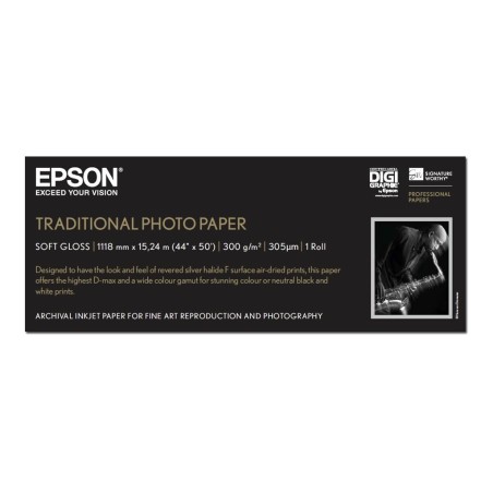 Epson Pap Photo Traditionnel 300g 44" x 15m