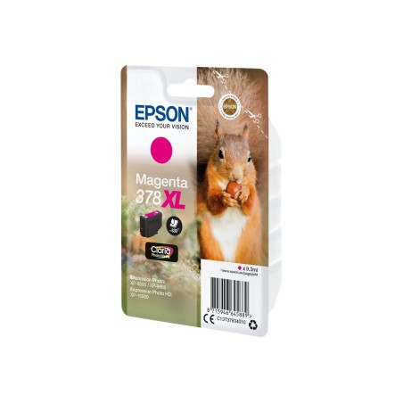 Epson Squirrel Singlepack Magenta 378XL Claria Photo HD Ink