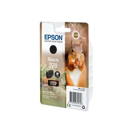 Epson Squirrel Singlepack Black 378 Claria Photo HD Ink