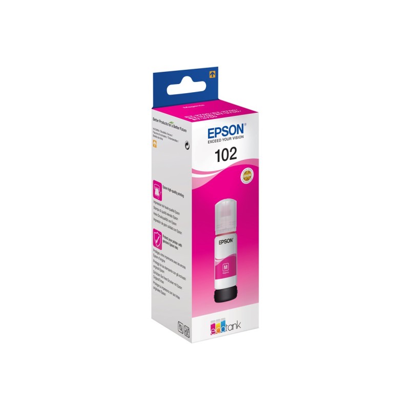 Epson 102 EcoTank Magenta ink bottle Epson 102 EcoTank Magenta ink bottle