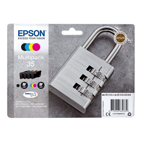 Epson Padlock Encre DURABrite Ultra multipack 4 couleurs Cadenas 35