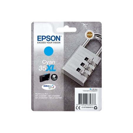 Epson Padlock Encre cyan DURABrite Ultra Cadenas 35XL