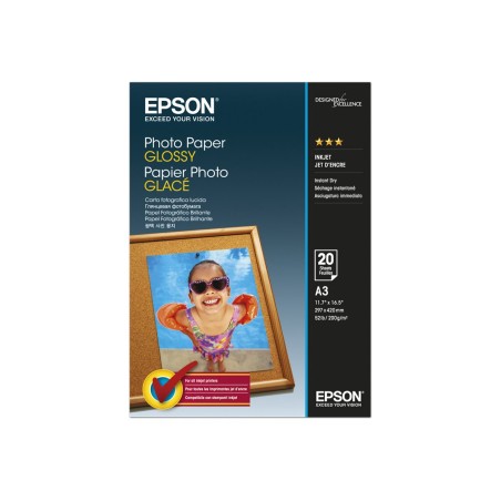 Epson Photo Paper Glossy - A3 - 20 Feuilles