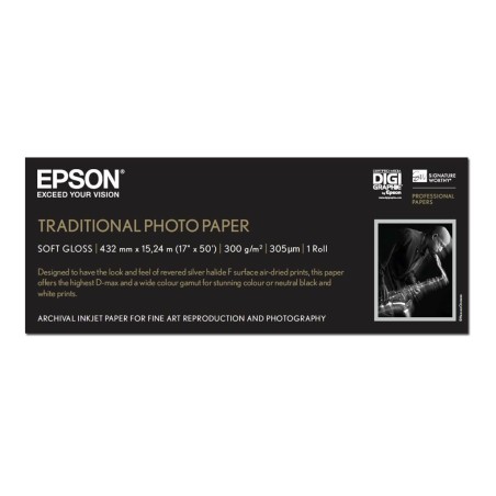 Epson Pap Photo Traditionnel 300g 17" x 15m