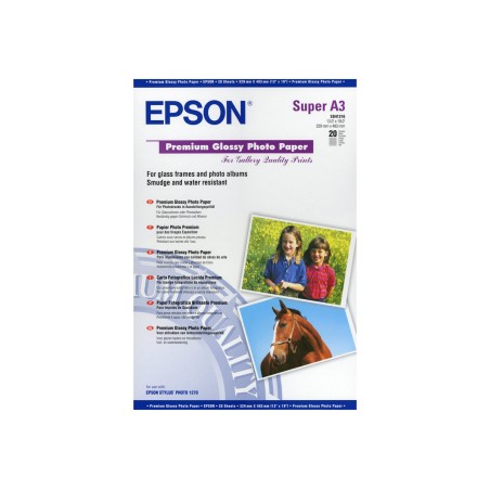 Epson Pap Photo Premium Glacé A3+ (20f./255g)