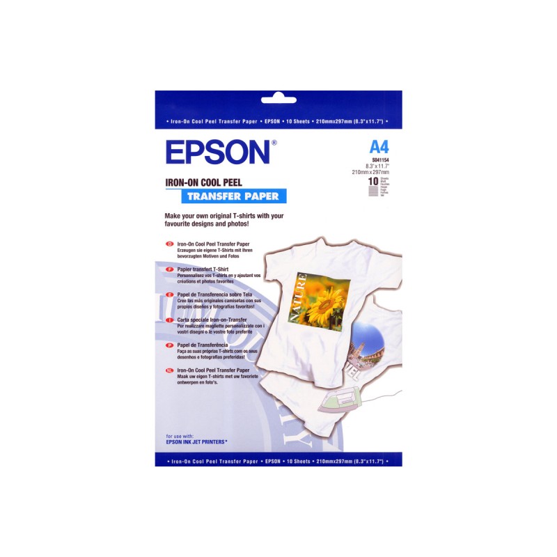 Epson Iron-on-Transfer Paper - A4 - 10 Feuilles