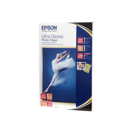 Epson Ultra Glossy Photo Paper - 10x15cm - 20 Feuilles
