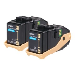 Epson Pack 2 Toners Cyan (2 x 7 500 p)