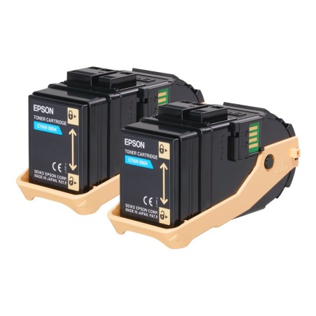 Epson Pack 2 Toners Cyan (2 x 7 500 p)