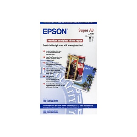 Epson Pap Photo Premium Semi Glacé A3+ (20f./251g)