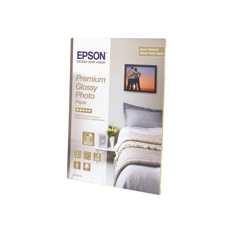 Epson Premium Glossy Photo Paper - 10x15cm - 40 Feuilles Epson Premium Glossy Photo Paper - 10x15cm - 40 Feuilles