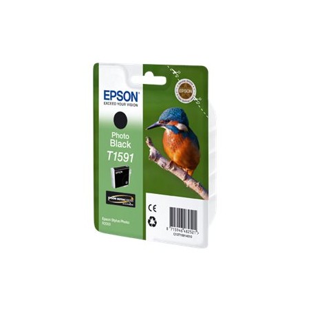 Epson Cartouche "Martin-pêcheur" - Encre UltraChrome Hi-Gloss2 Noir