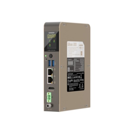 3-bay DIN-RAIL fanless Industrial NAS AR