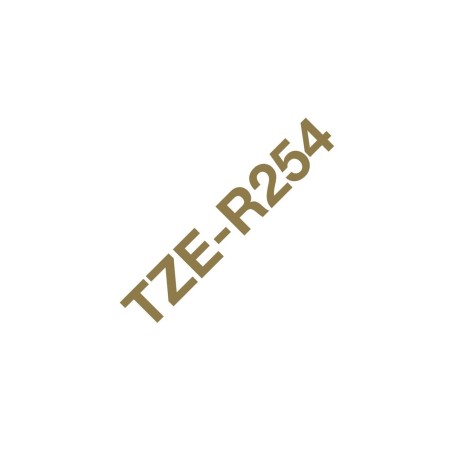 Brother TZE-R234 ruban d'étiquette Doré sur blanc