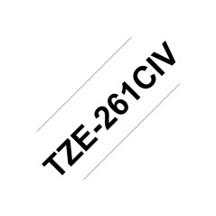Brother TZE-261CIV ruban d'étiquette TZ