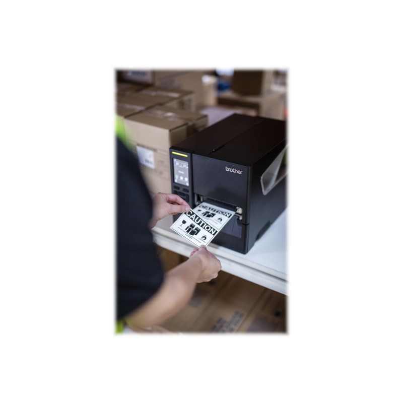 Brother TJ4021TN imprimante pour étiquettes Thermique direct/Transfert thermique 203 x 203 DPI 254 mm/sec Avec fil Ethernet/LAN