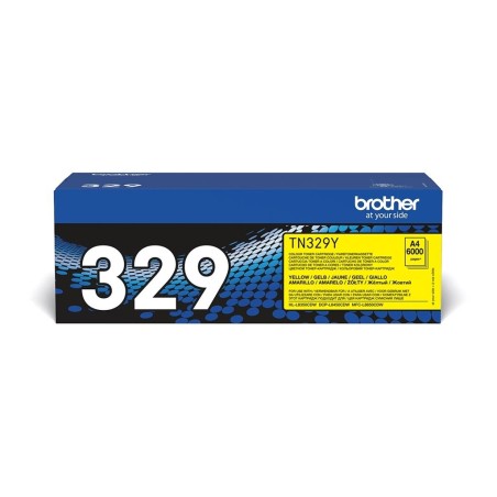 Brother TN-329Y - Cartouche de toner originale – Jaune