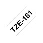 Brother TZE-161 ruban d'étiquette Noir sur transparent