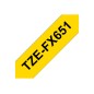 Brother TZE-FX651 ruban d'étiquette Noir sur jaune TZ