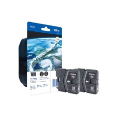 Brother Pack de deux cartouches d'encre LC985BKBP2 originales – Noir.