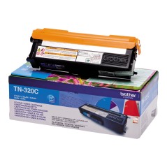 Brother TN-320C - Cartouche de toner originale – Cyan