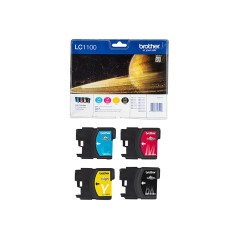 Brother Pack de cartouches d'encre LC1100VALBP originales