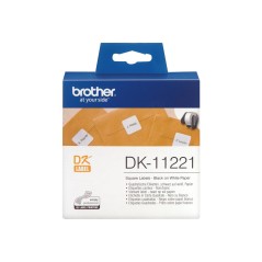 Brother DK-11221 - Rouleau d'étiquettes original – Noir sur blanc, 23