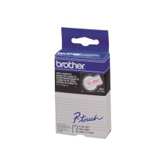 Brother TC-292 ruban d'étiquette Rouge sur blanc