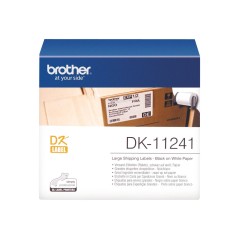 Brother DK-11240 - Rouleau d'étiquettes original – Noir sur blanc,
