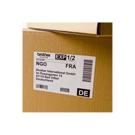 Brother DK-11240 - Rouleau d'étiquettes original – Noir sur blanc, 102 x 51 mm