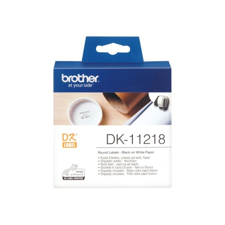 Brother DK-11218 étiquette à imprimer Blanc