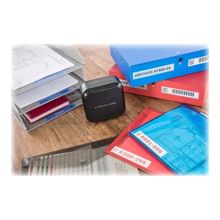 Brother PT-P710BT - P-touch CUBE Plus - imprimante d’étiquettes rechargeable Bluetooth