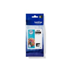 Brother LC424BK - Cartouche d'encre transparente - Noir